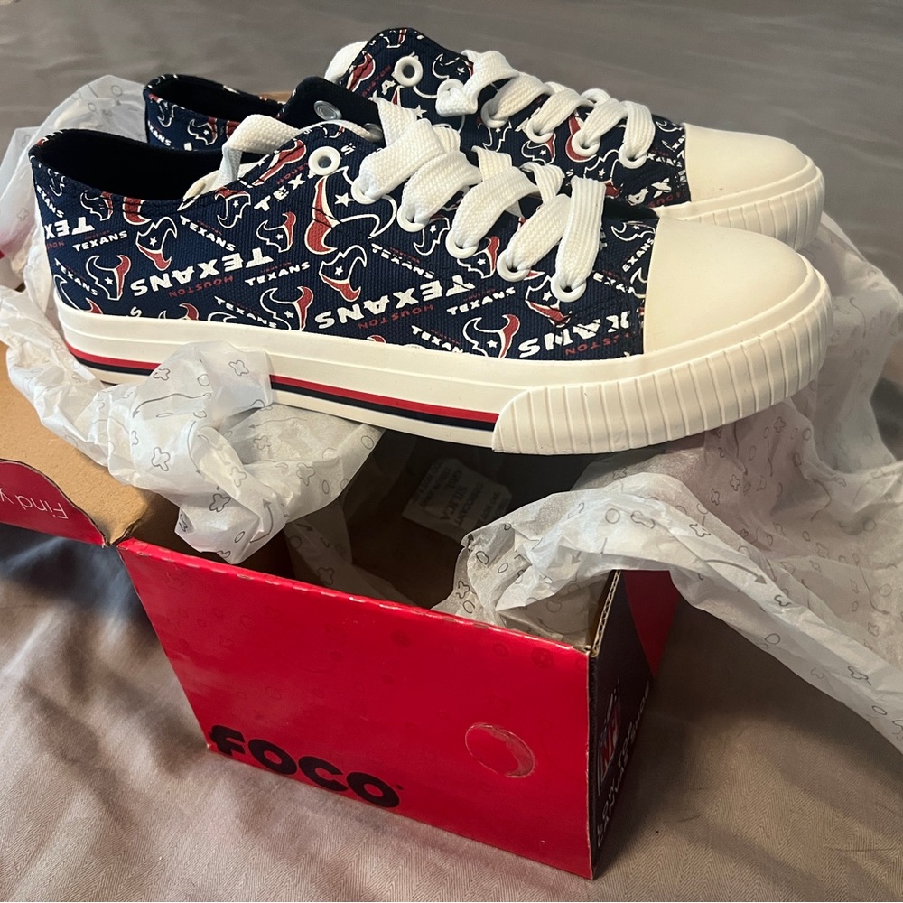 Navy Women’s Texans Sneakers - New!